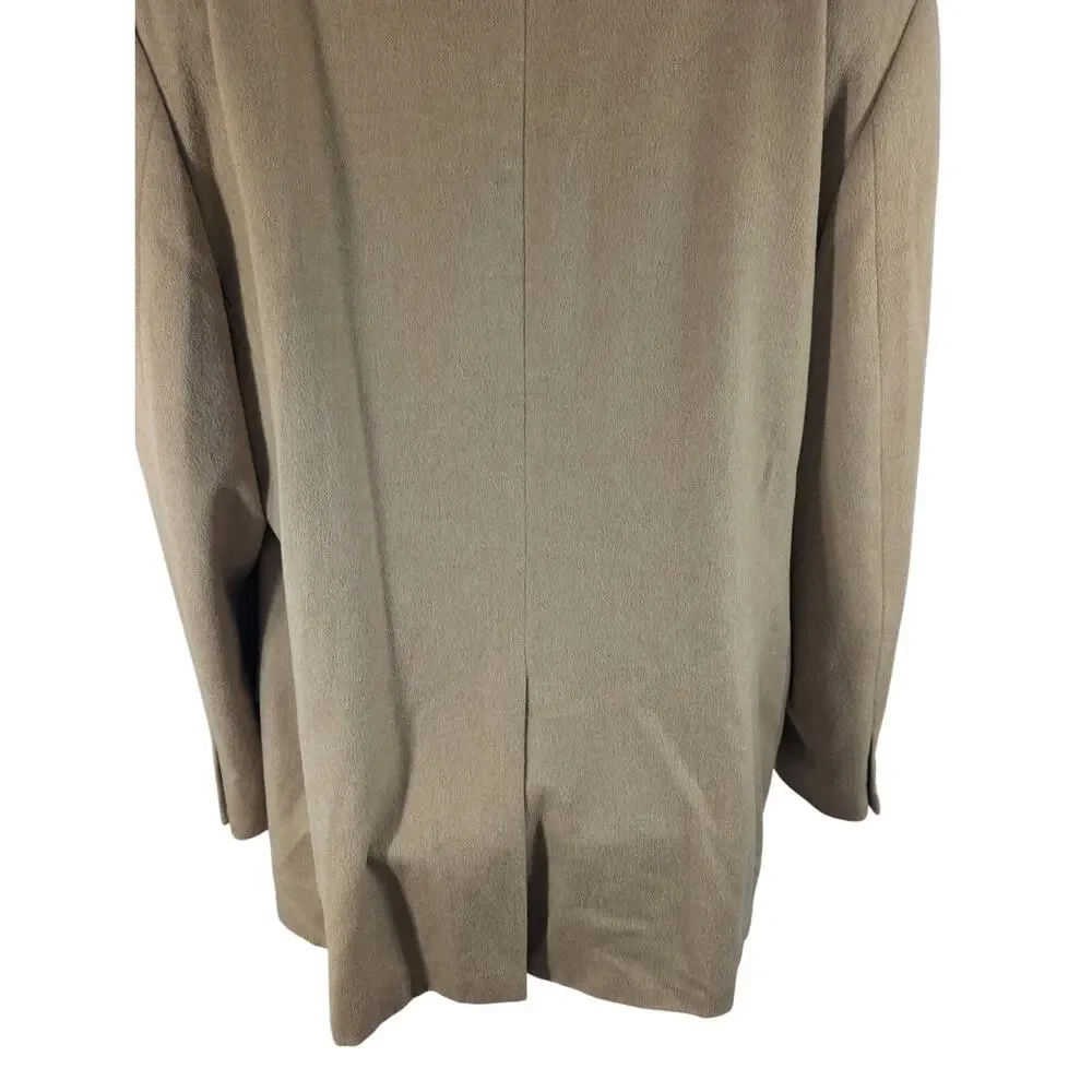 JOSEPH & FEISS! 100% CAMEL HAIR BEIGE/TAN 2 BUTTON, FULLY LINED JACKET! SZ 50XL